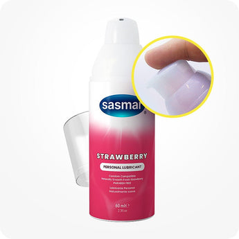 Sasmar Strawberry Flavor Personal Lubricant - Conceive Plus Asia